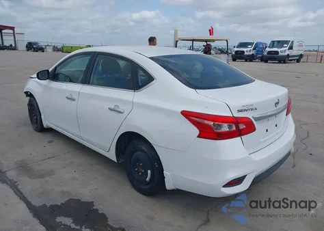2016 Nissan Sentra S z USA, uszkodzony, nr VIN 3N1AB7APXGY279639